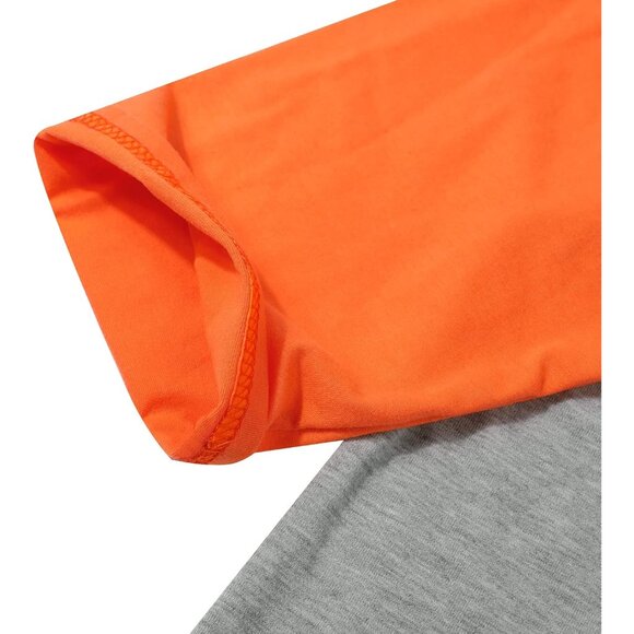 Thanksgiving Turkey Graphic Shirt Women Raglan Long Sleeve Tee Gift Idea - Picture 4 of 4